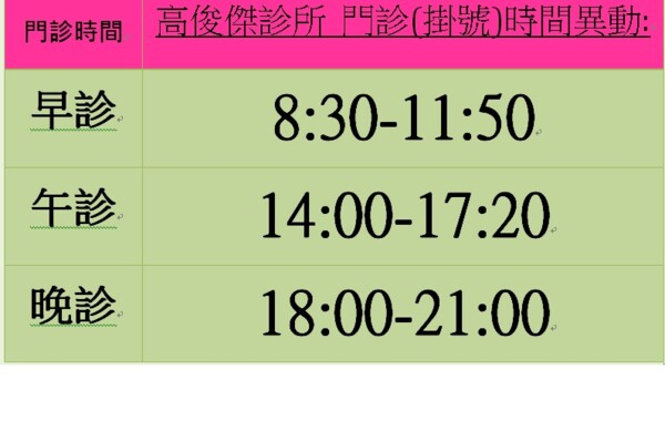 高俊傑診所 