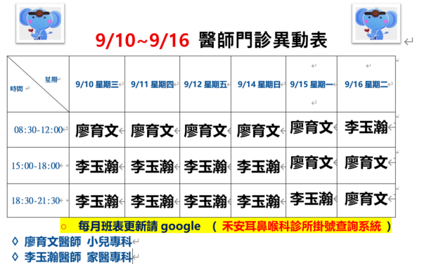禾安耳鼻喉科診所掛號查詢系統